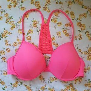 VS Fabulous Crochet Push Up Bikini Top